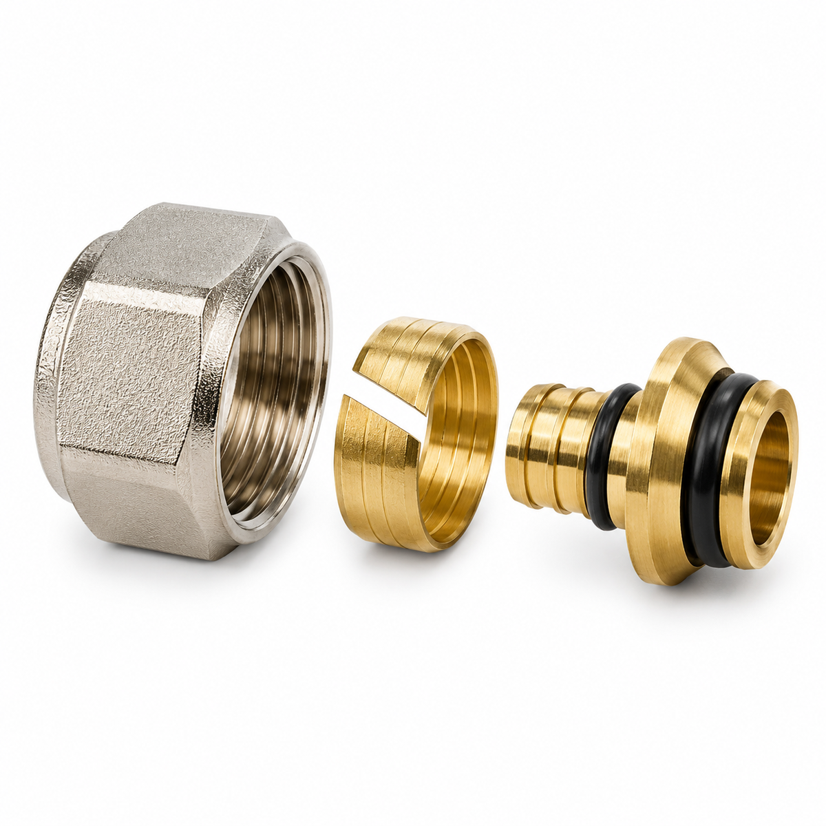 Eurocone Underfloor Heating Pipe Connector with Insert